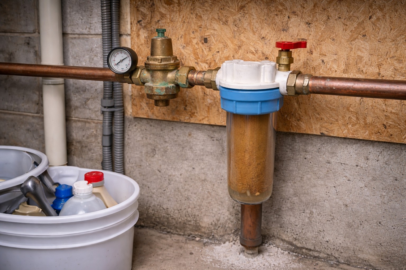 Pressure loss after repiping work