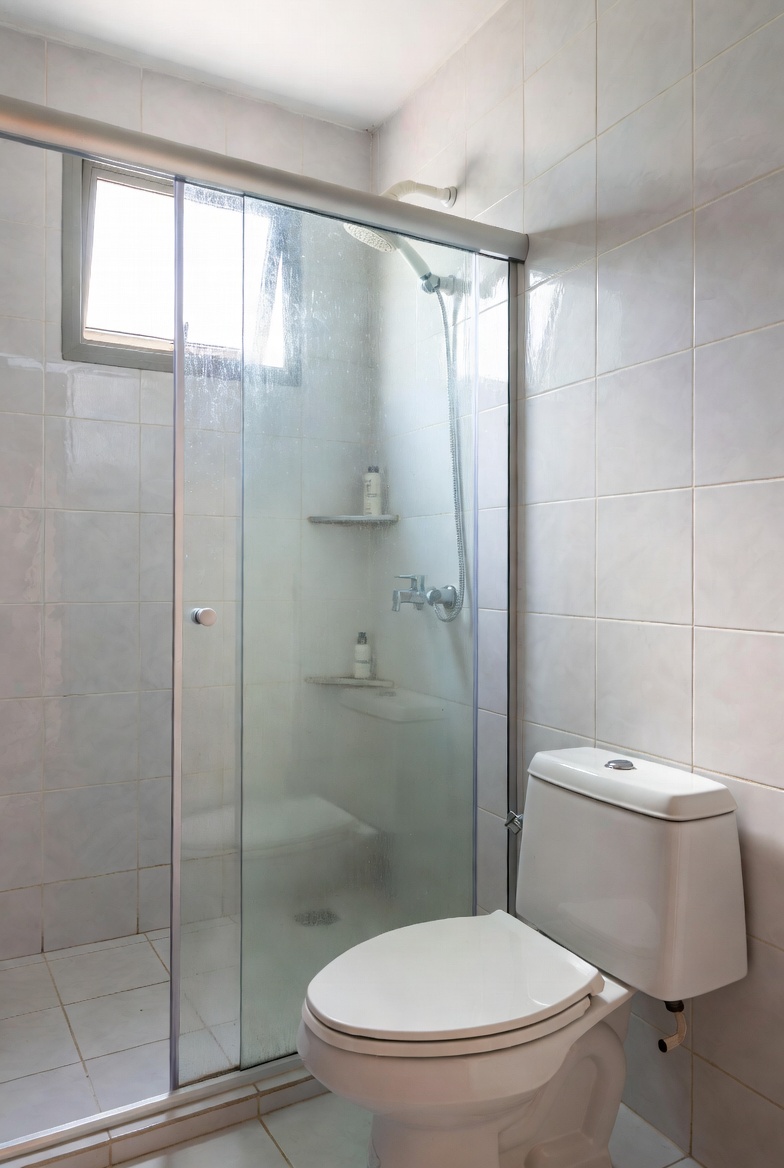 Dishwasher operation causing shower temperature change.