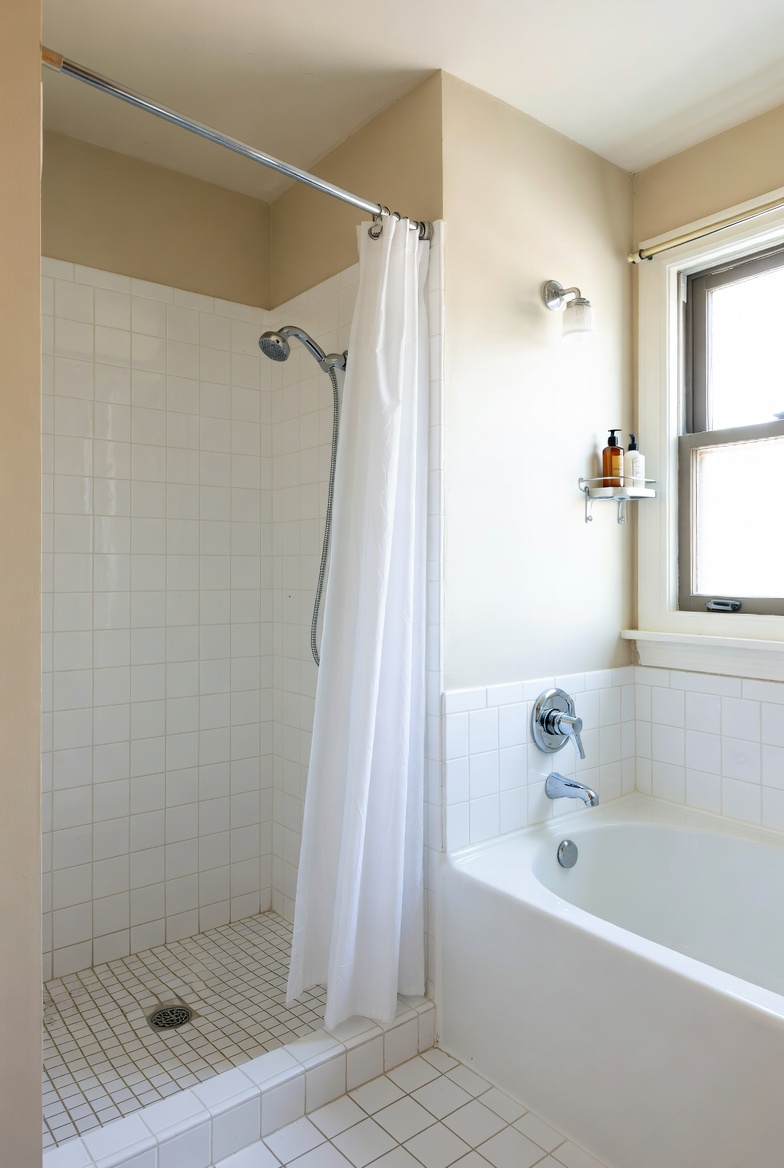 Remodeled shower with unstable temperature.