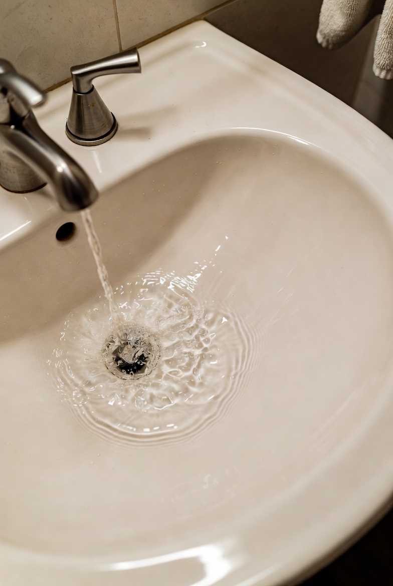 Bathroom sink gurgling noise following plumbing work
