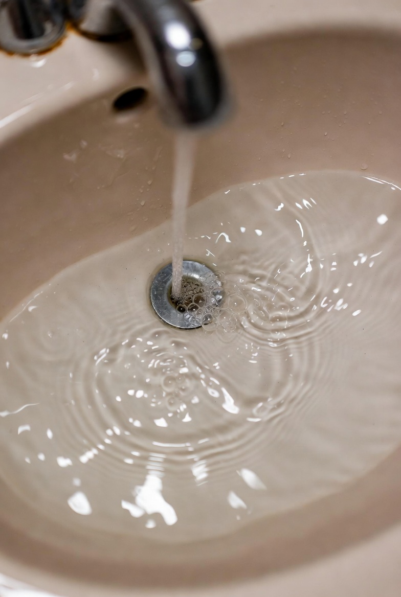 Random bubbling appearing from sink drain