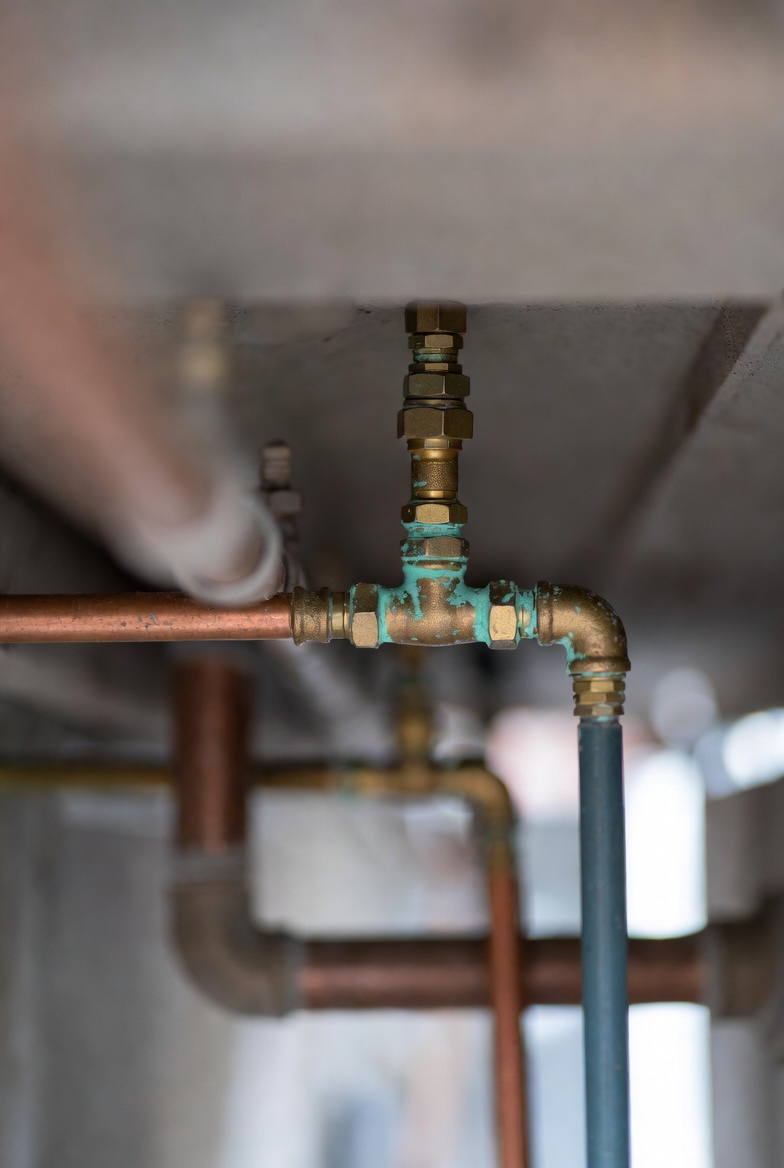 Hot water use triggering a garbage disposal leak under the sink