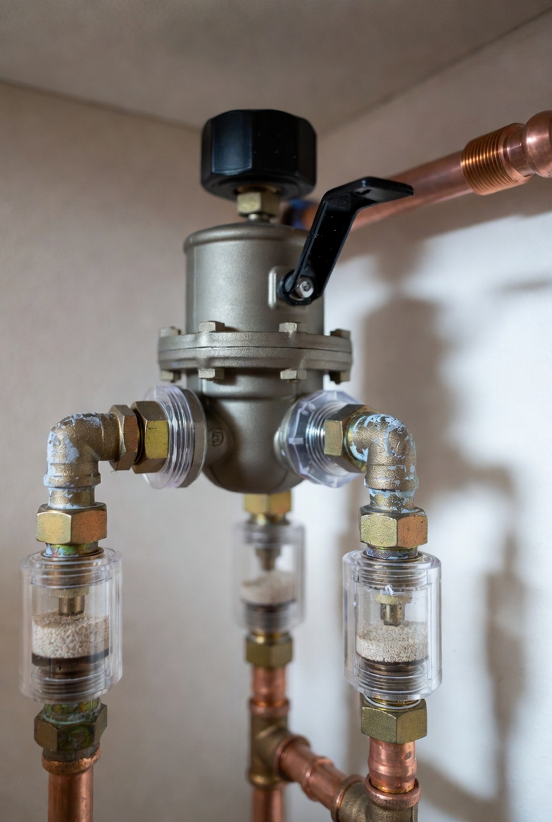 Sediment trapped in PRV bypass loop