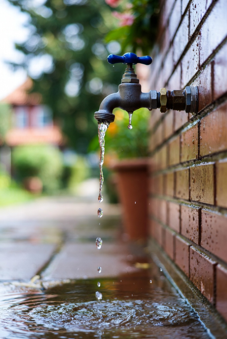 Outdoor spigot leaked following recent indoor plumbing work