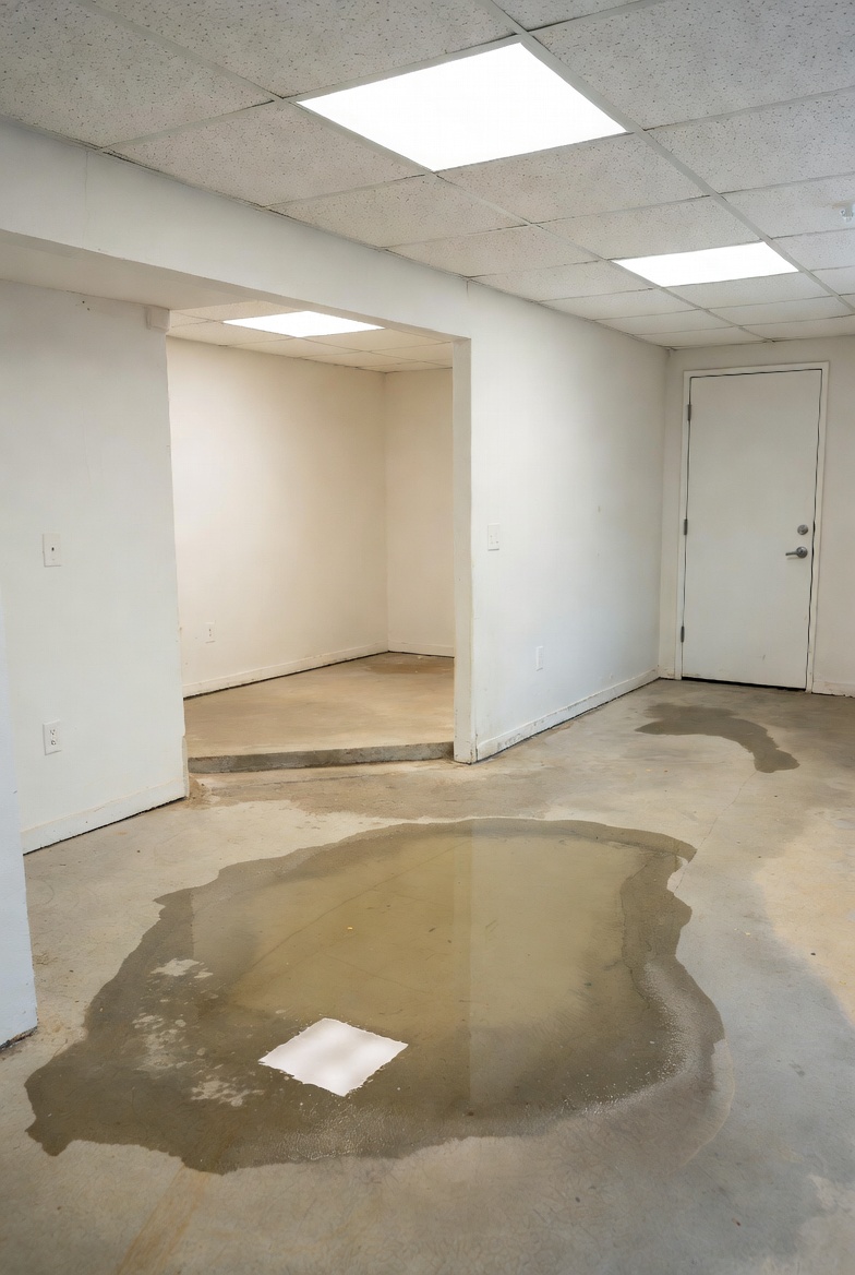 Floor drain with standing water immediately after turning the main water back on