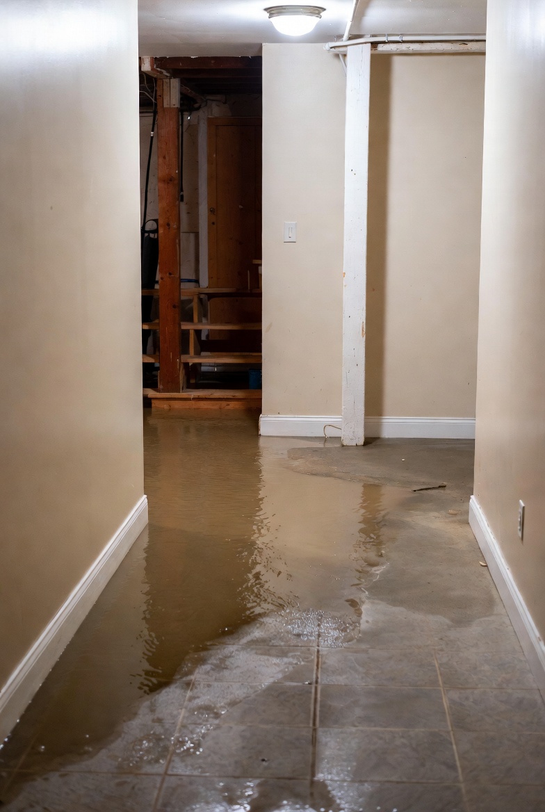 Basement water backing up while multiple fixtures run upstairs