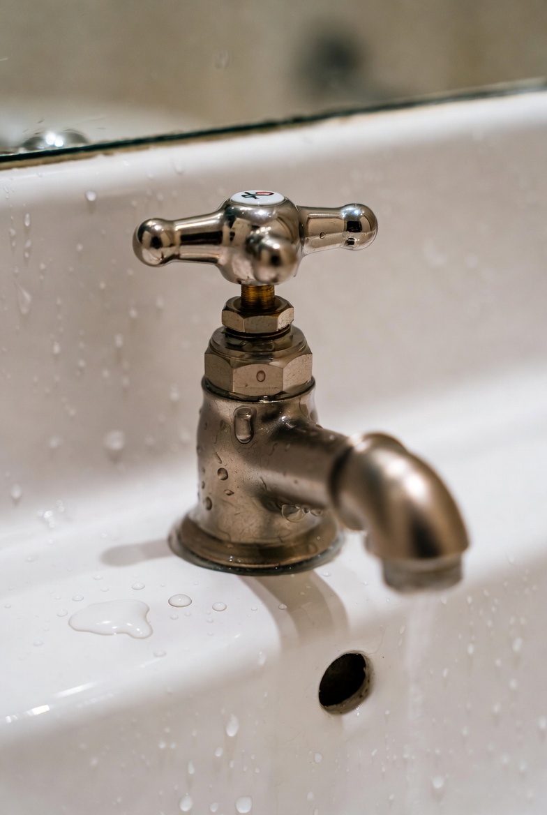 Slow refill after a household pressure change.