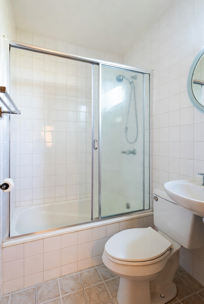 Toilet with weaker first flush in morning