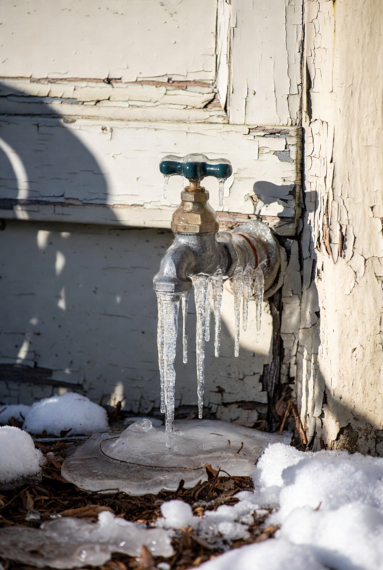 Spigot with no water after pressure adjustment at meter